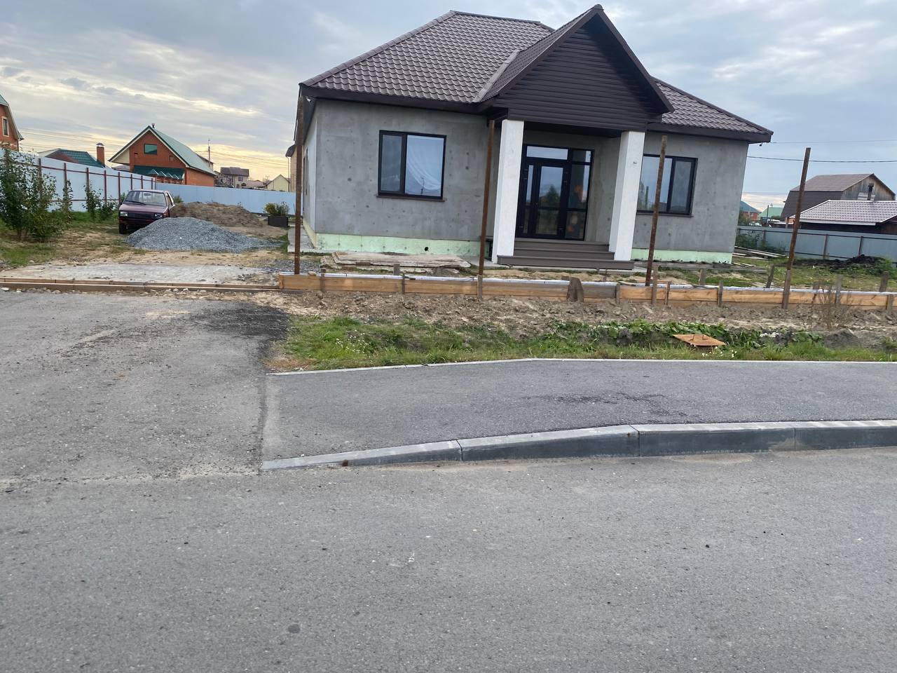 Загородный дом из пеноблоков