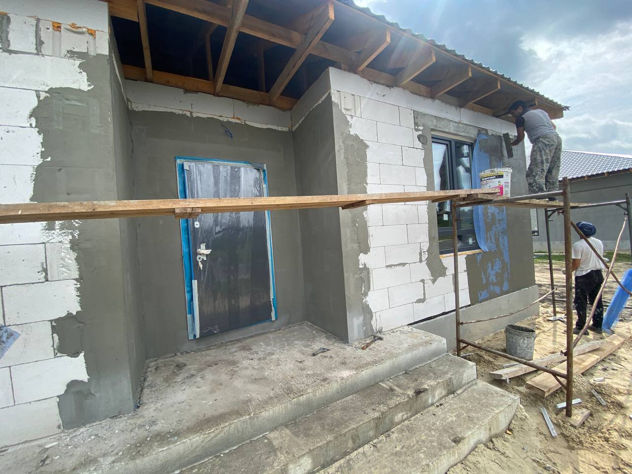 Дом из газоблока